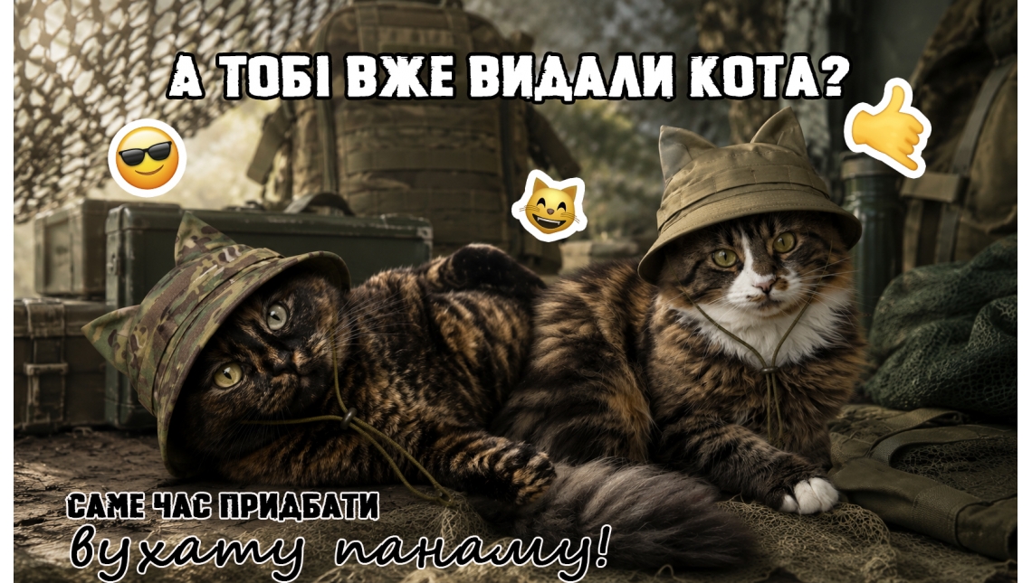 А тобi вже видали кота?