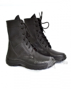 Шкіряні берці перфорація Black JB