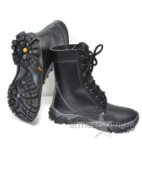 Зимние берцы кожа Black Extrim-N