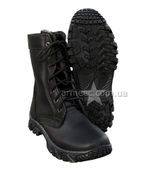 Зимние берцы кожа Black Extreme-2