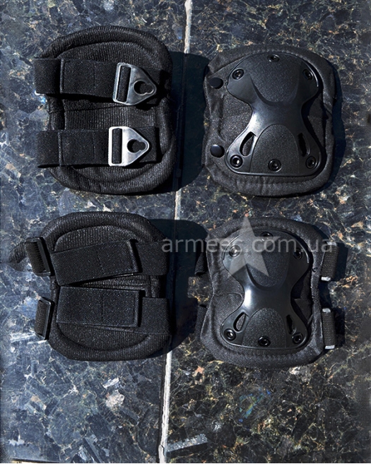 Комплект налокотники наколенники ВК-4703 Black