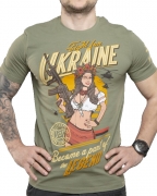 Футболка Fight for Ukraine Олива