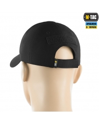 Бейсболка тактична Elite Flex ріп-стоп Army Black M-Tac