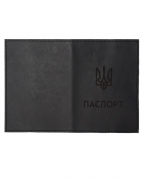 Обложка для паспорта черная А1