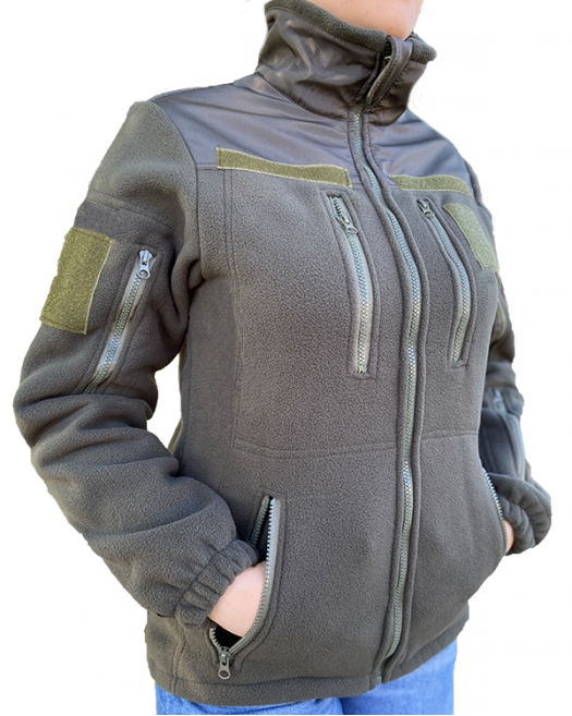 Флісова тактична жіноча кофта R-Olive Флісова тактична жіноча кофта R-Olive