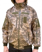 Куртка бомбер Softshell Пиксель
