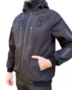 Куртка бомбер Softshell Черная