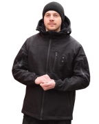 Куртка тактична Softshell Black-1
