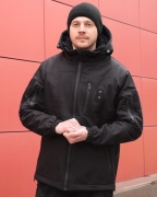 Куртка тактична Softshell Black-1