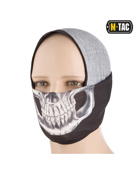Шарф-труба полегшенний Reaper Skull Black M-Tac