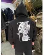 Hoodie CDS UA Military Black-1 (Oversize)