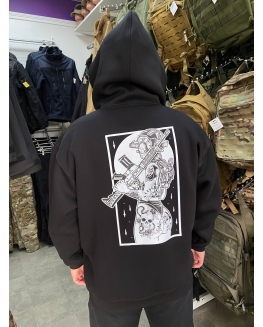 Hoodie CDS UA Military Black-1 (Oversize)