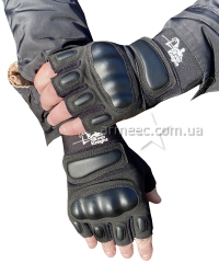 Рукавички SILVER KNIGHT беспалые Black-1