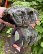 Перчатки Mechanix беспалые Olive-1