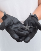Рукавички Mechanix з кісточками Black-1