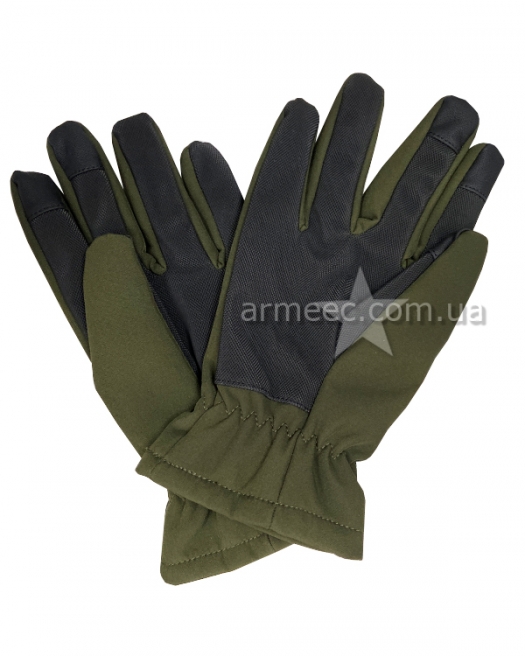 Перчатки Softshell Mil-tec Olive