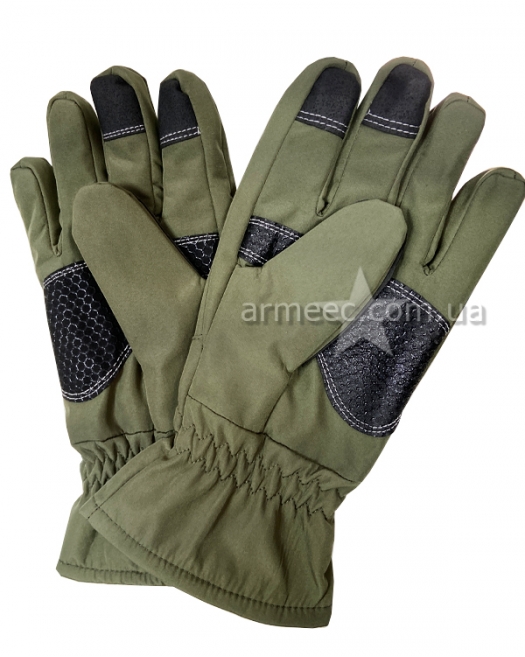 Перчатки Softshell Winter Olive