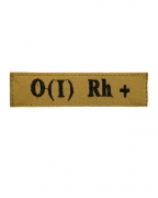 Нашивка група крові O(I) RH(+) койот
