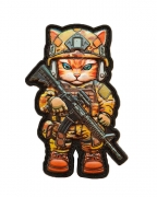 Шеврон гумовий ПВХ Tactical cat