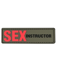 Шеврон резиновый ПВХ Sex instructor