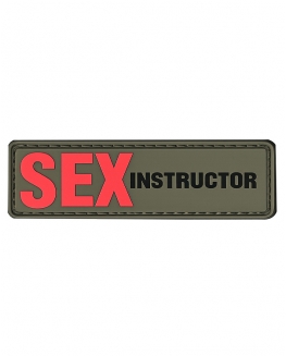 Шеврон гумовий ПВХ Sex instructor