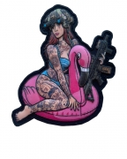 Шеврон резиновый ПВХ Tactical girl 3