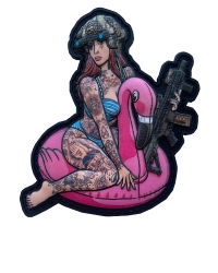 Шеврон гумовий ПВХ  Tactical girl 3