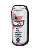 Шеврон резиновый ПВХ банка REVO