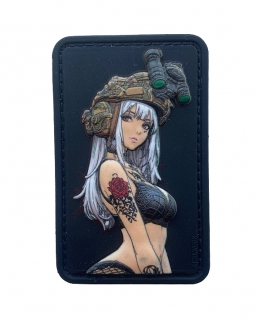 Шеврон гумовий ПВХ Tactical girl 5