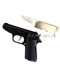Запальничка пістолет 2 в 1 Black