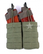 Подсумок открытый двойной под АК/AR Olive