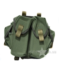 Подсумок для магазинов АК и гранат СМЕРШ Olive
