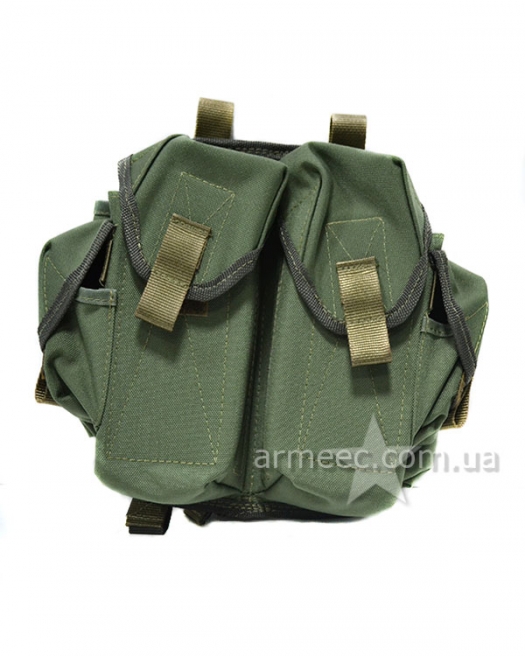 Підсумок для магазинів АК і гранат СМЕРШ Olive Підсумок для магазинів АК і гранат СМЕРШ Olive