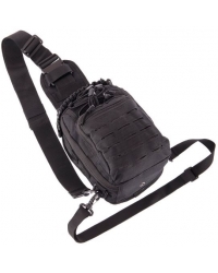 Рюкзак тактический однолямочный Black S-1