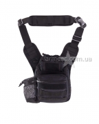 Сумка тактическая однолямочная Black-1