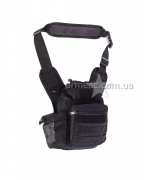 Сумка тактическая однолямочная Black-1