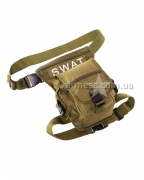 Сумка тактична на стегно SWAT Olive