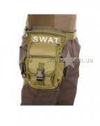 Сумка тактична на стегно SWAT Olive