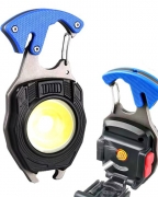 LED ліхтар брелок карабін на акумуляторі