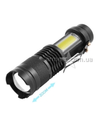 Фонарик ручной 525/1812C-XPE+COB