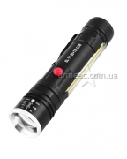 Фонарик ручной T6-26+T6+COB