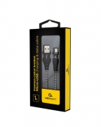 Кабель CABLEXPERT Premium Cotton Braided Micro-USB 1м