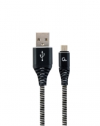 Кабель CABLEXPERT Premium Cotton Braided Micro-USB 1м