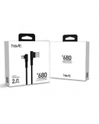 Кабель Havit HV-H680 MicroUSB black