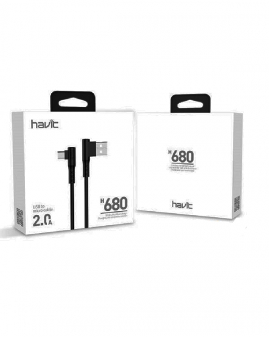 Кабель Havit HV-H680 MicroUSB black