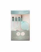 Кабель Multi USB 3in1 Charging lightblue