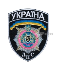 Шеврон ДПС черный-1