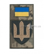 Шеврон-заглушка Общевойсковой Пиксель