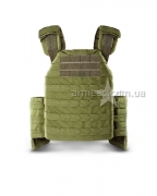Плитоноска з системой Molle зелена 