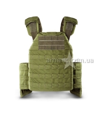 Плитоноска з системой Molle зелена 
